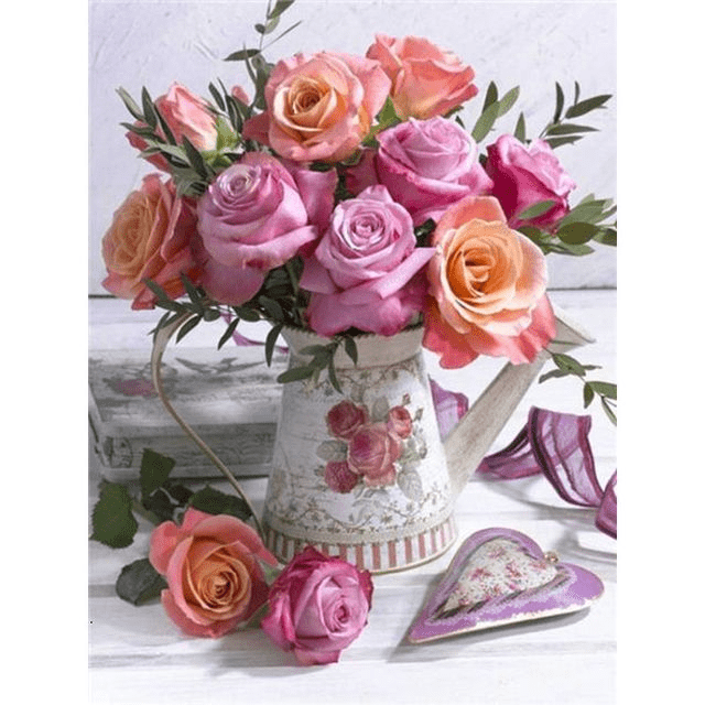 Paint By Numbers | Flower Vase - Custom Paint By Numbers