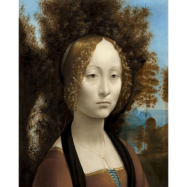 Paint By Numbers | Ginevra de Benci - Custom Paint By Numbers