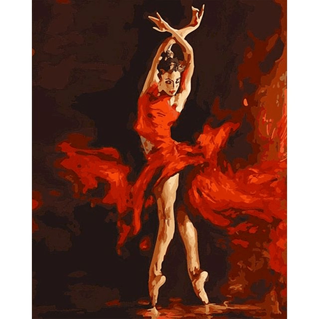 Paint By Numbers | Graceful Ballerina - Custom Paint By Numbers