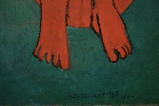 Paint By Numbers | Henri Matisse - Orange And Black Dinosaur Illustration - Custom Paint By Numbers