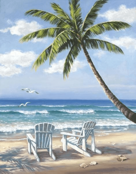 Paint By Numbers | Life at The Beach - Custom Paint By Numbers