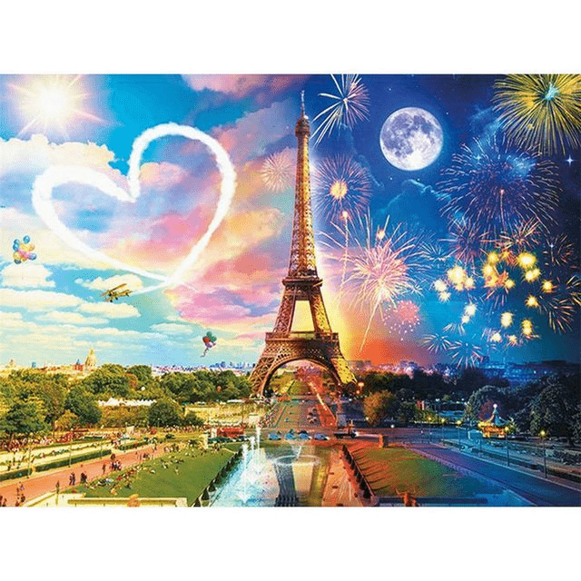 Paint By Numbers | Love and Celebration in Paris - Custom Paint By Numbers
