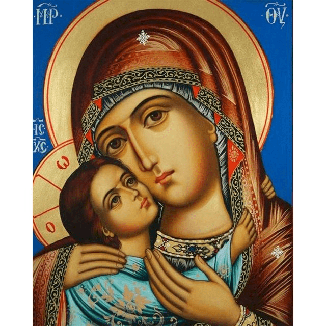 Paint By Numbers | Madonna and Child - Custom Paint By Numbers