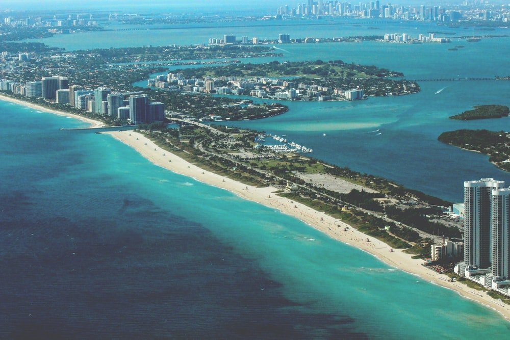 Paint By Numbers | Miami - Aerial Photography Of City At Daytime - Custom Paint By Numbers