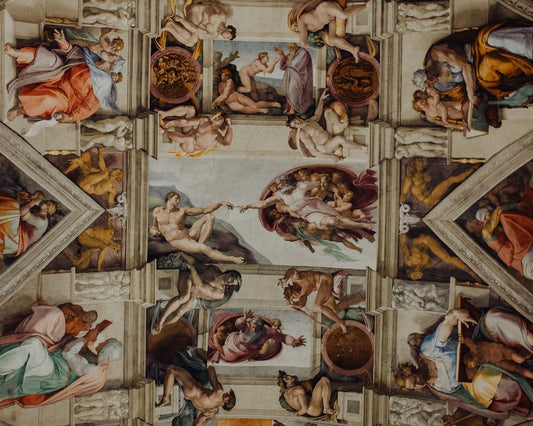 Paint By Numbers | Michelangelo - Ceiling Art Of Sistine Chapel - Custom Paint By Numbers