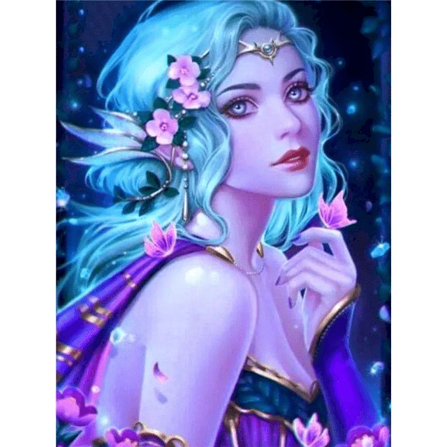 Paint By Numbers | Moon Goddess - Custom Paint By Numbers