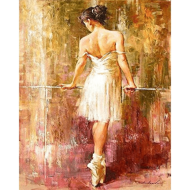 Paint By Numbers | Rehearsing Ballerina - Custom Paint By Numbers