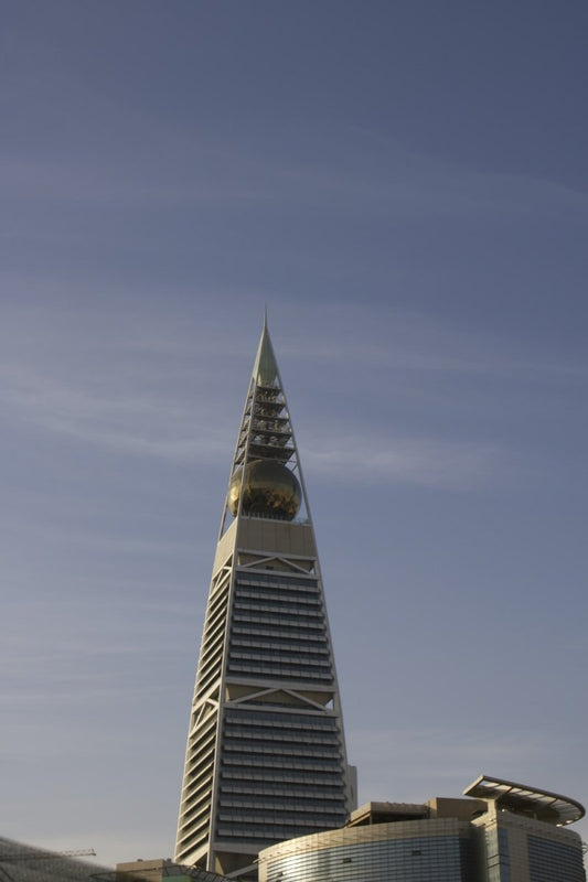Paint By Numbers | Riyadh - Architectural Photography Of White City Building - Custom Paint By Numbers