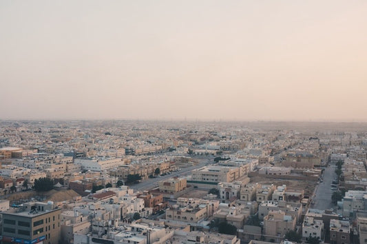Paint By Numbers | Riyadh - Bird'S Eye Photography Of City - Custom Paint By Numbers