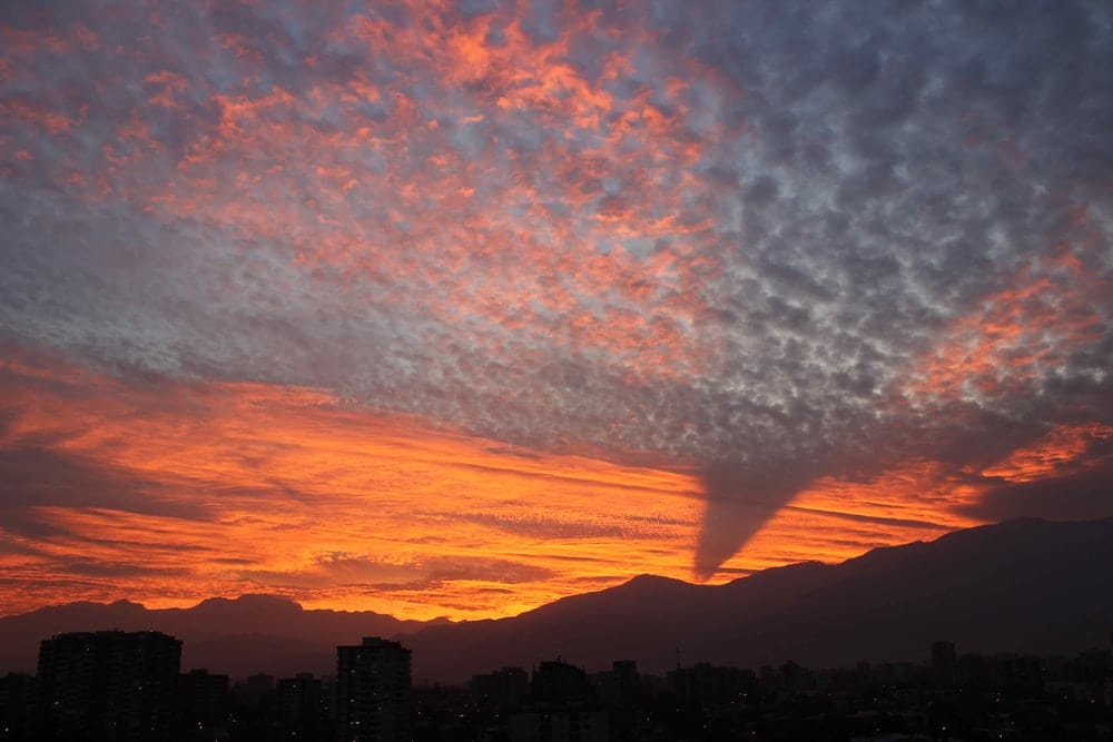 Paint By Numbers | Santiago - Sunset Over The Horizon - Custom Paint By Numbers