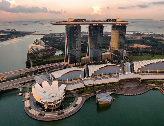 Paint By Numbers | Singapore - Marina Bay Sands, Singapore - Custom Paint By Numbers