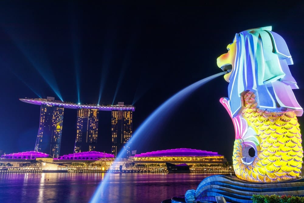 Paint By Numbers | Singapore - Singapore Lion Fountain - Custom Paint By Numbers