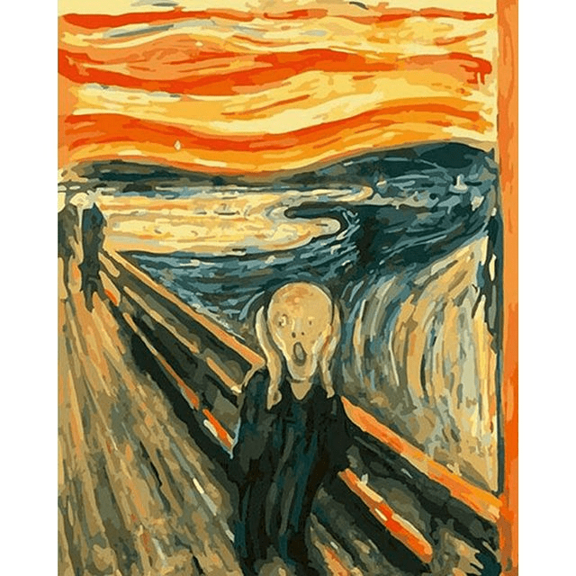 Paint By Numbers | The Scream - Custom Paint By Numbers