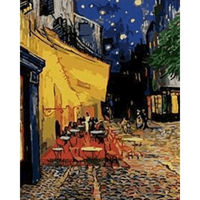 Paint By Numbers | Van Gogh Midnight Café - Custom Paint By Numbers