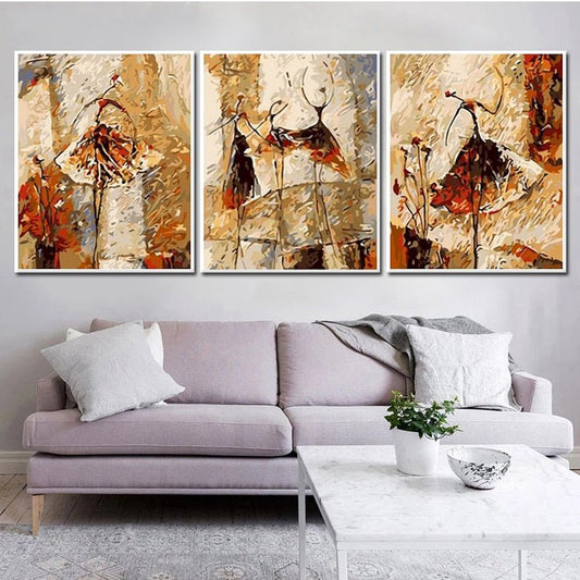 Paint By Numbers Wall Art | Ballet - Custom Paint By Numbers