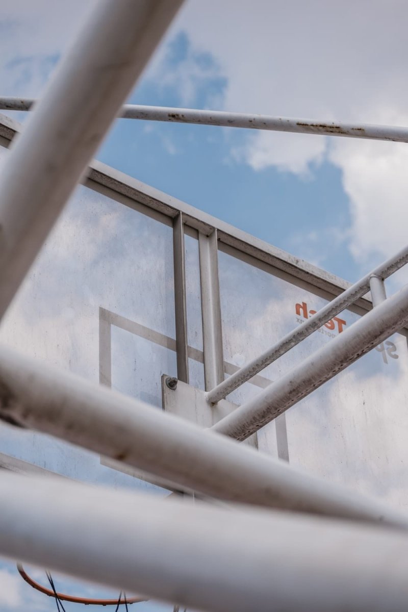 Paint By Numbers | White Metal Railings Under Blue Sky During Daytime ...