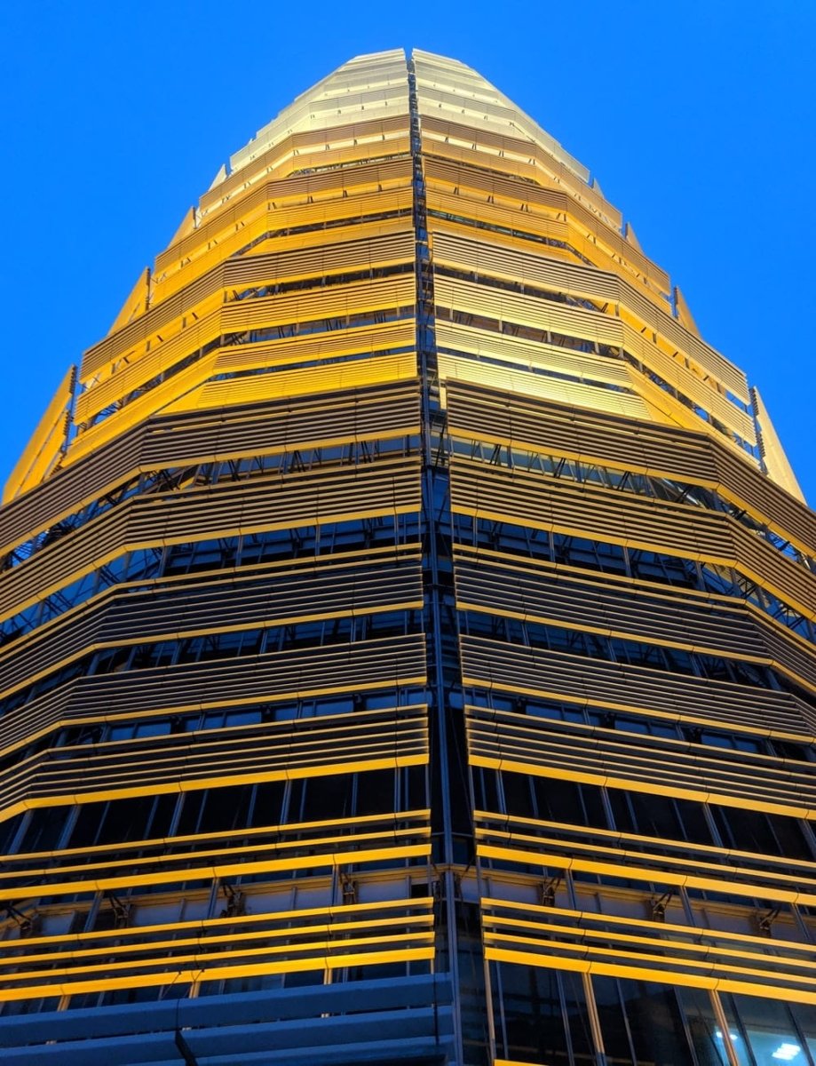 Paint By Numbers | Zhengzhou - Low-Angle Photography Of Yellow High-Rise Building - Custom Paint By Numbers
